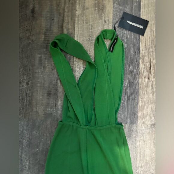 Pretty little thing green rib jumpsuit.#17 - Picture 3 of 8